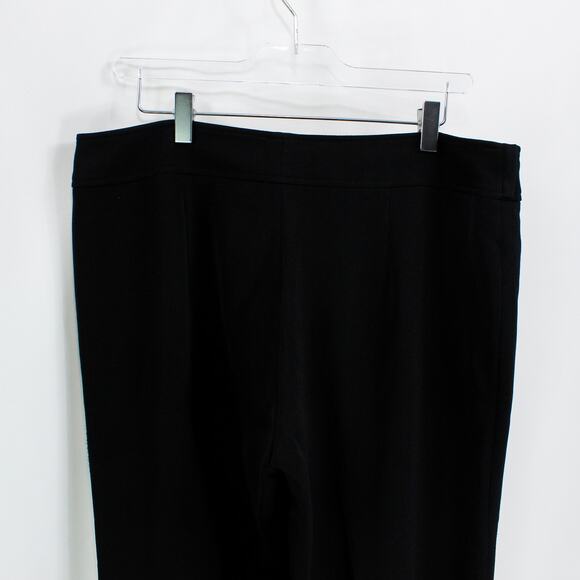 Philippe Adec Black Straight Leg Button Closure Dress Pants - Picture 8 of 10